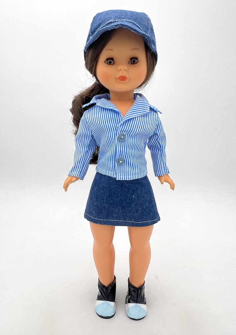 CONJUNTO FALDA AZUL