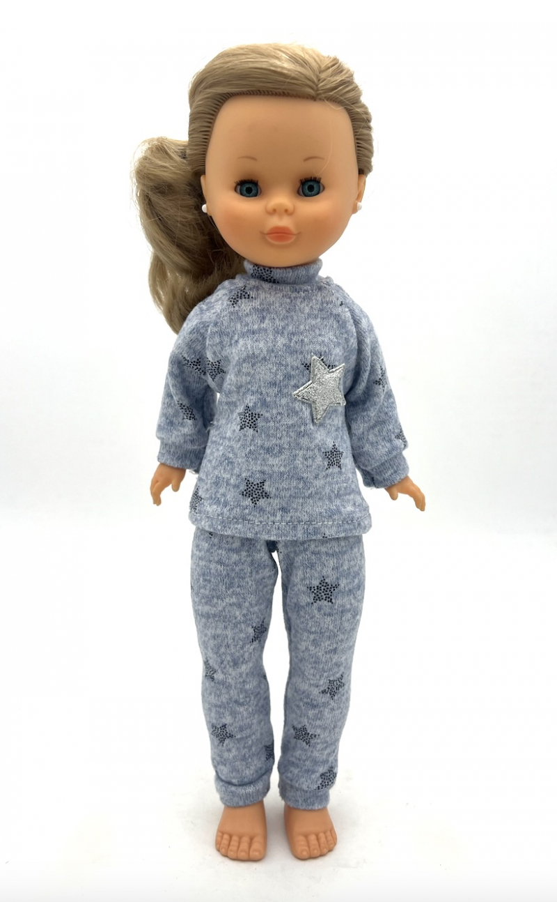 PIJAMA ESTRELLAS AZUL