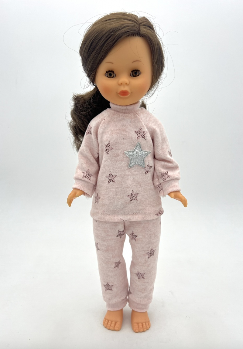 PIJAMA ESTRELLAS ROSA